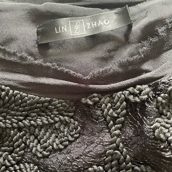 Lin Zhao Black silk dress - Picture 8 of 9